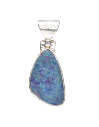 Colgante di Ópalo Blu in Argento...