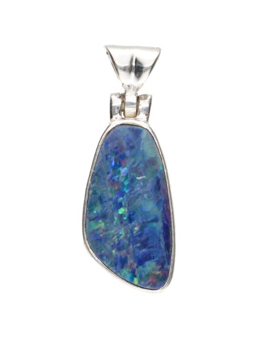 Colgante di Opale Blu in Argento...