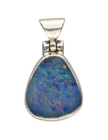 Colgante di Ópalo Blu in Argento...