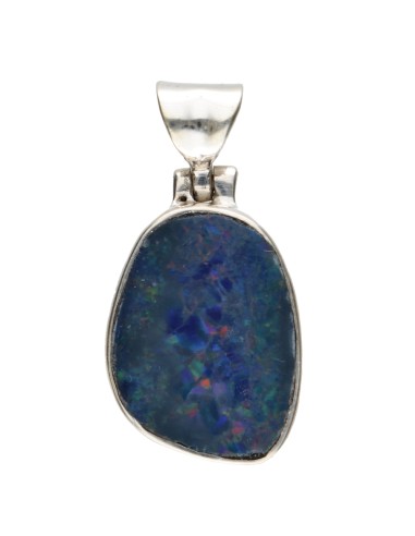Blue Opal Pendant in 925 Sterling...