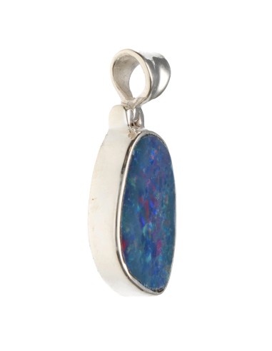 Blue Opal Pendant in 925 Sterling...
