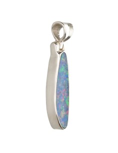 Blue Opal Pendant in 925... 2