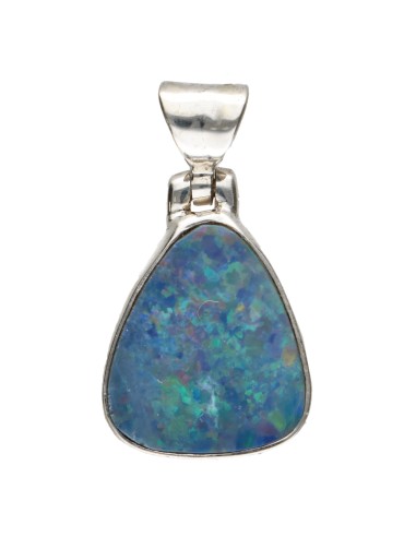 Colgante di Ópalo Azul in Plata de...