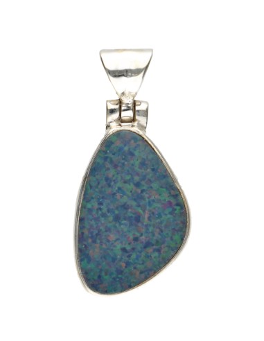 Blue Opal Pendant in 925 Sterling...