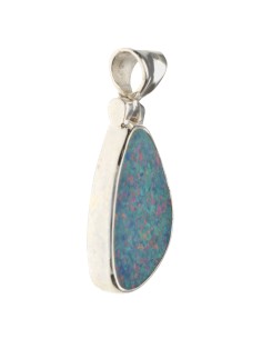 Pendentif en Opale Bleue en... 2