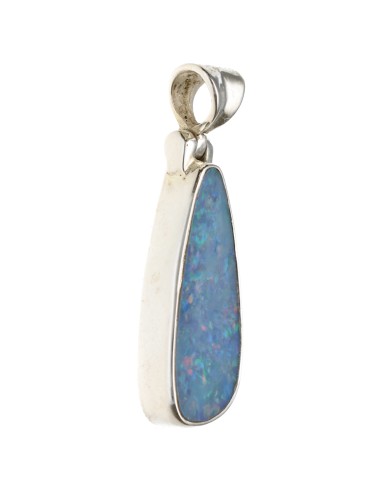 Colgante di Opale Blu in Argento...