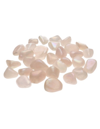 Rodati di Quarzo Rosa Aqua Aura 2x1 cm