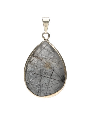 Silver Plated Tourmaline Quartz Drop...