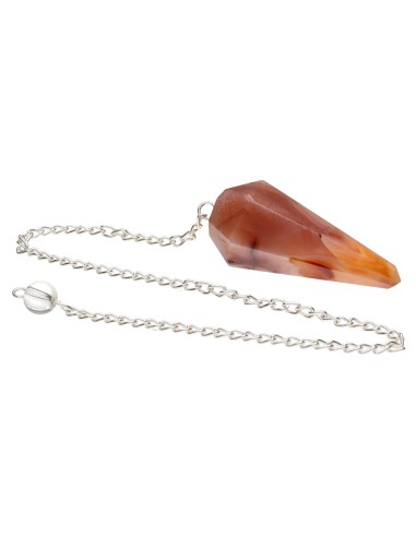 Faceted Carnelian Pendulum (PEND231)