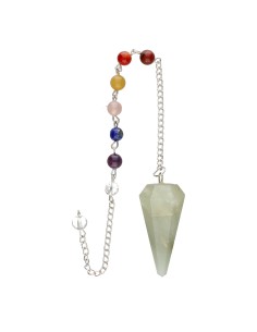 Pêndulo Facetado de Quartzo...