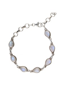 Bracelet ovale en pierre de... 2