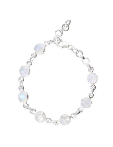 Bracciale con cerchi di pietra lunare...