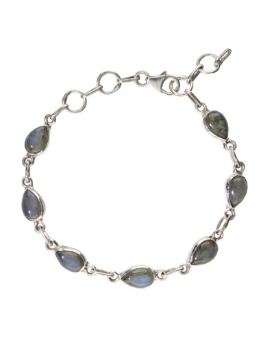 Pulsera de Labradorita en Plata de...