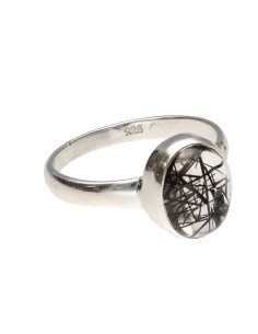 Oval Quartz Tourmaline Ring... 2