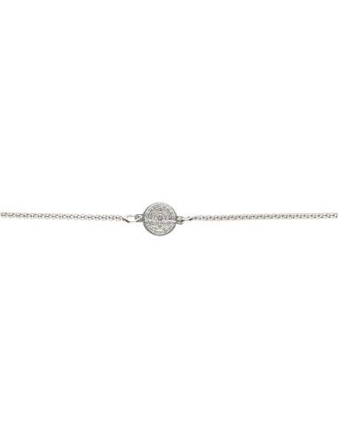 Pulsera di San Benito in Plata de Ley...