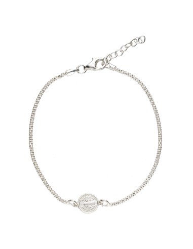 Pulsera di San Benito in Plata de Ley...