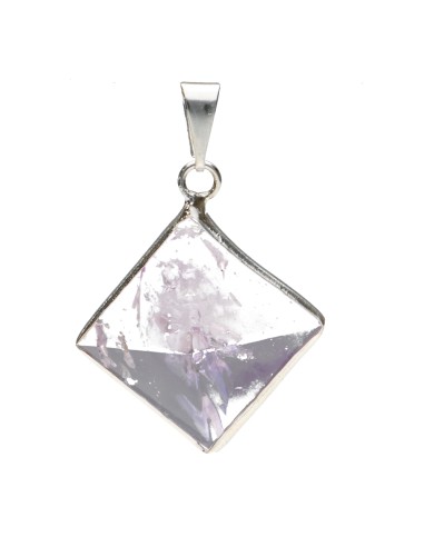 Small Amethyst Pyramid Pendant in...