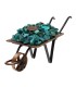 Chrysocolla wheelbarrow
