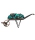 Chrysocolla wheelbarrow
