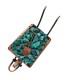 Chrysocolla wheelbarrow