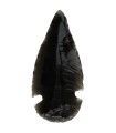 Pointe de flèche en obsidienne de taille moyenne