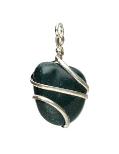 Pendentif en jaspe sanguin...