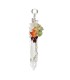 Flat Point Quartz Chakra Pendant