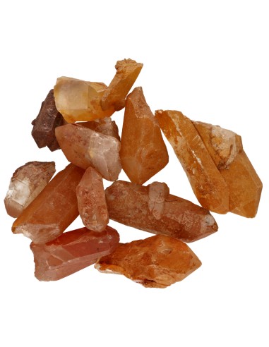 Punte di quarzo mandarino grezzo