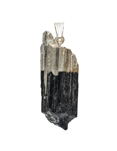 Indian Tourmaline Pendant in Silver Bath