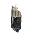 Pendentif Tourmaline d'Inde Plaqué Argent