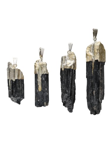 Indian Tourmaline Pendant in Silver Bath