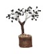 Árbol de Turmalina Negra Mini con Base de Madera