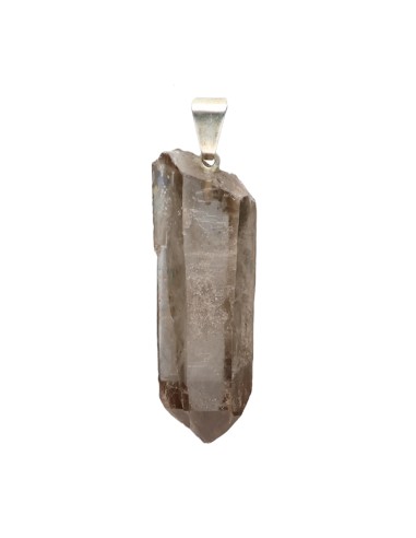 Raw Smoky Quartz Point Pendant