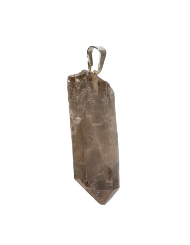 Raw Smoky Quartz Point Pendant