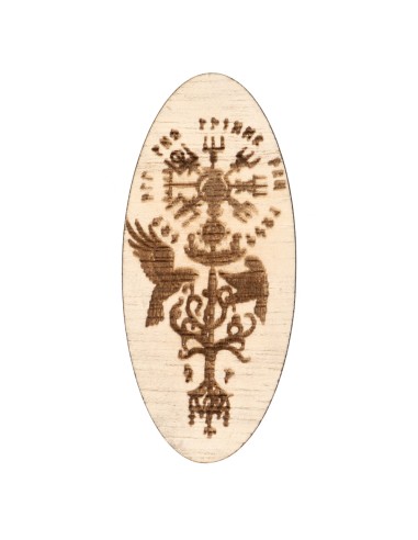 Base Oval para Altar Vegvisir Viking...