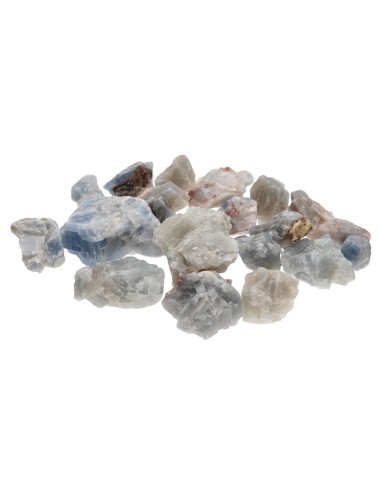 Calcite Azul Extra Pequena em Bruto
