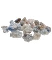 Calcite Azul Extra Pequena em Bruto