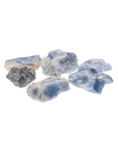 Calcite bleue brute de taille moyenne...