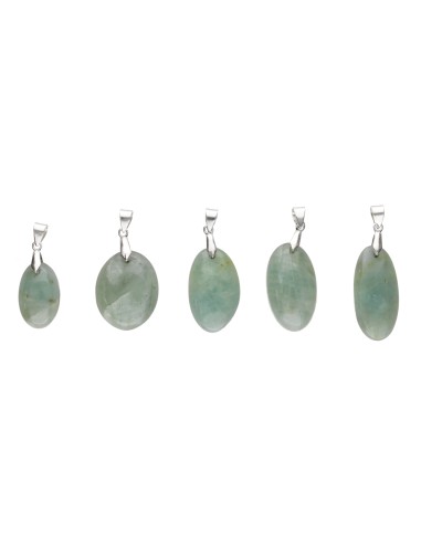 Pendentif Cabochon d'Aigue-marine