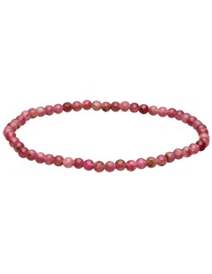 Pulsera de Turmalina Rosa 4mm