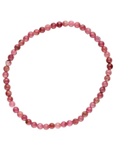 Bracciale di Tormalina Rosa 4mm