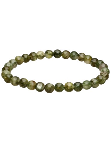 Pulsera di Mica Lepidolita Verde 6mm