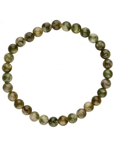 Pulsera di Mica Lepidolita Verde 6mm