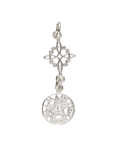 Petit pendentif en argent 925 avec...
