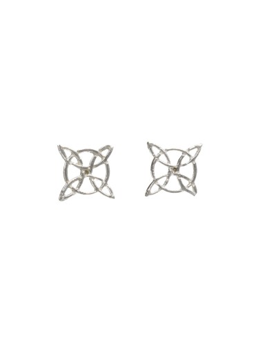 Boucles d'oreilles en argent 925 nœud...