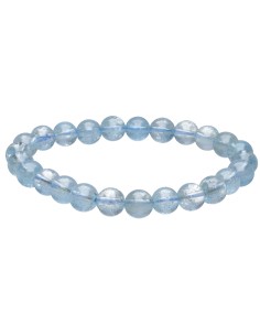Bracelet de topaze bleue 8mm