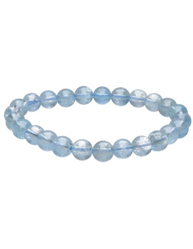 Bracelet de topaze bleue 8mm