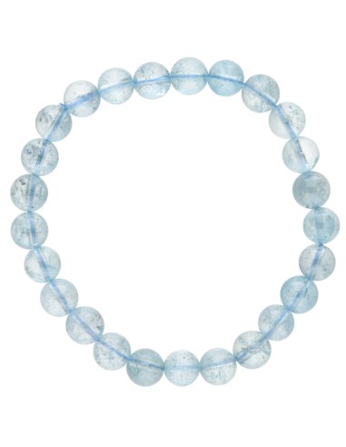 Bracciale di topazio blu 8mm
