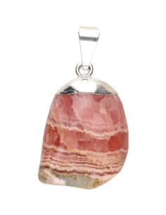 Pendentif en rhodochrosite...
