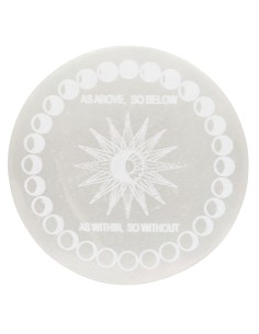Circular Selenite Plate...